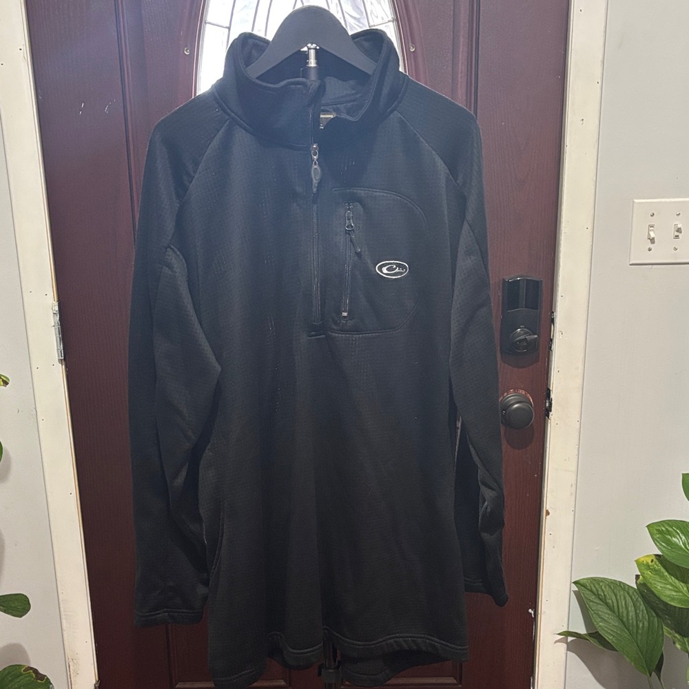 Drake Black Quarter-Zip Sweatshirt